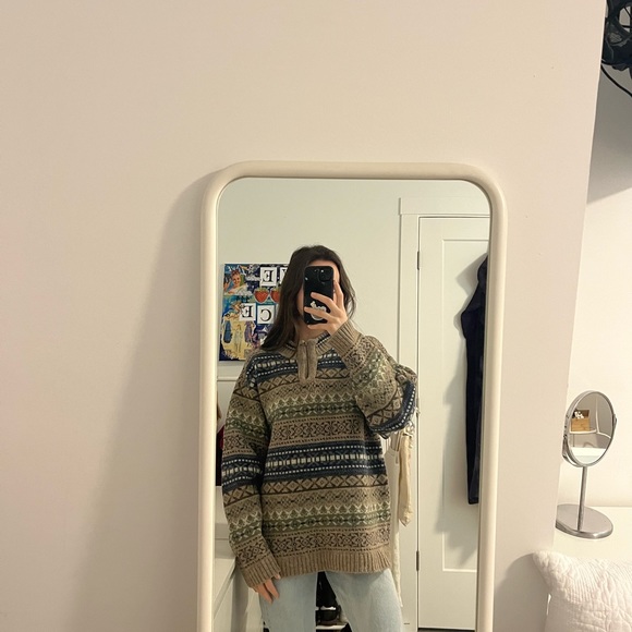 Vintage wool blend sweater - Picture 4 of 5
